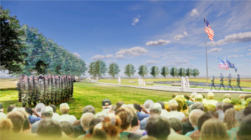 A space for future community events and celebrations